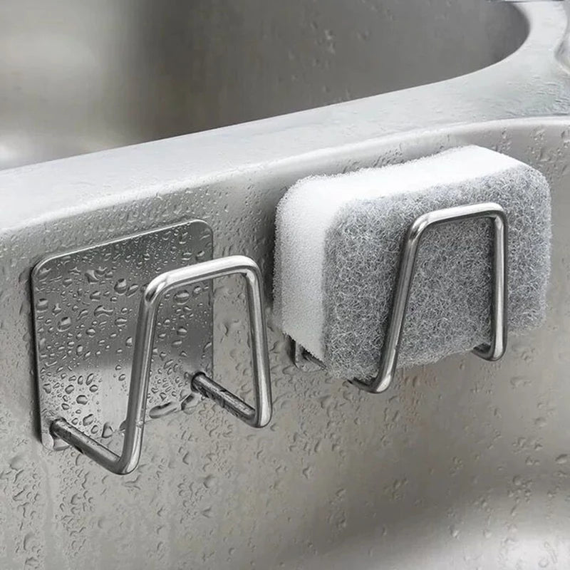 304 Stainless Steel Kitchen Accessories Sponges Holder Shelf for Kitchen Soap Dispenser Special Kitchen Utensils