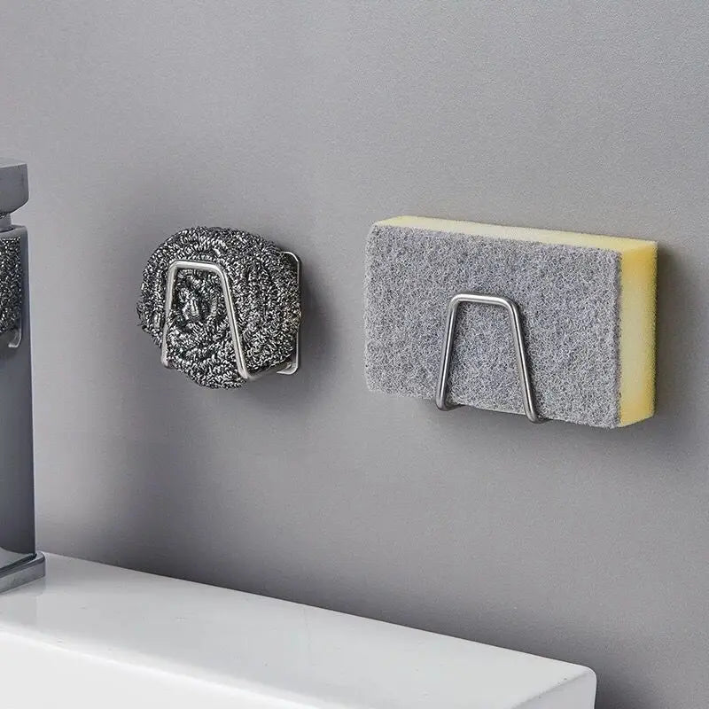 304 Stainless Steel Kitchen Accessories Sponges Holder Shelf for Kitchen Soap Dispenser Special Kitchen Utensils