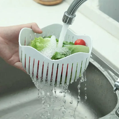 Vegetable Salad Cutter Cutting Bowl Slices Fruit, Kitchen Tools, Accessories Gadgets Kitchen Items