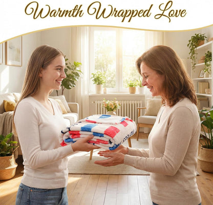 Throw Blankets Gifts for Mom from Daughter Son 50X60 Inch Soft Flannel Throw Blankets for for Mother'S Day Christmas Valentines Day Birthday Anniversary for Bed Couch